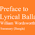 Preface to Lyrical Ballads - William Wordsworth – Summary (Bangla)